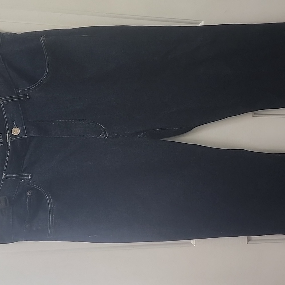 Banana Republic Mens Straight Leg Jeans - Deep Blue